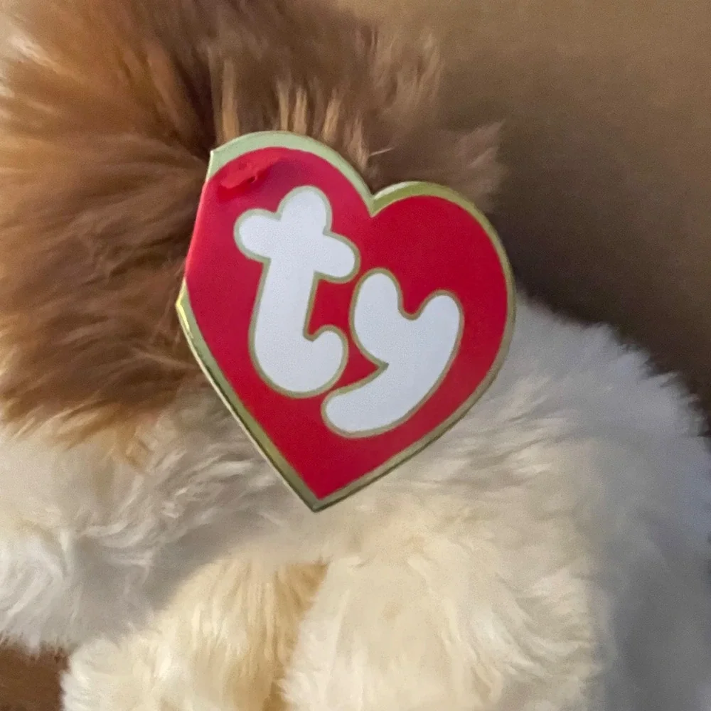 Ty Classics Patches the Dog - Rare 1995 Vintage Made in Korea Puppy Plush MWMT